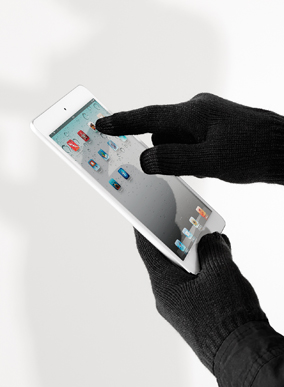 Pekskärmskompatibla handskar