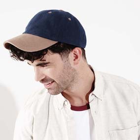 Lågprofilskeps i borstad kraftig bomull