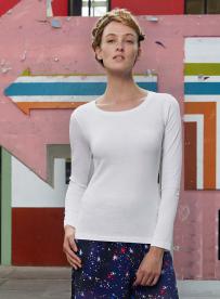 T-skjorta b&c ekologisk för kvinnor med långa ärmar