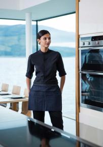 Mandarinskjorta - ärm med rullflik - dam