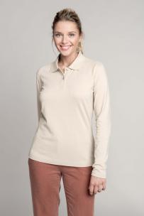 Långärmad tennispikétröja - dam