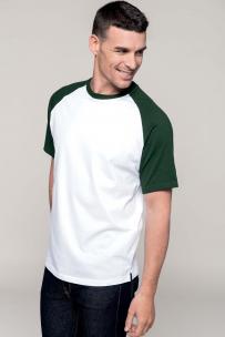 Base ball - t-shirt med kontrast