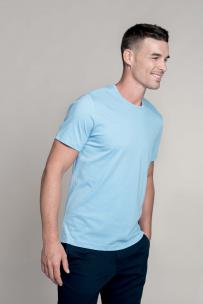 Kortärmad t-shirt med rund hals - herr