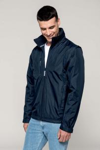 Score - blouson-jacka med avtagbara ärmar i kontrast