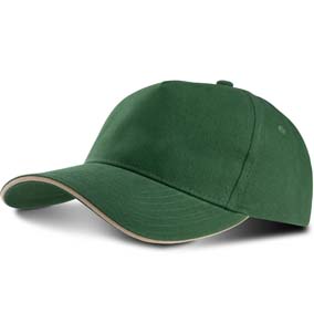 Keps med sandwichskärm och fem paneler