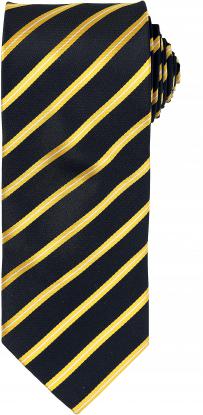 Sports stripe tie