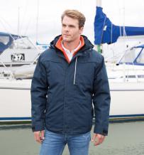 Robust jacka i denimstruktur