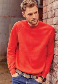 Russell collegetröja med klassisk krage