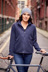 Friluftsfleece med fullängdsdragkedja - dam