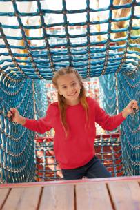 Klassisk sweatshirt med insättningsärm (62-041-0) - barn