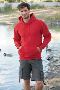 Fruit of the loom collegetröja med medium huva