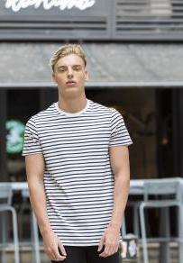 Randig t-shirt - unisex